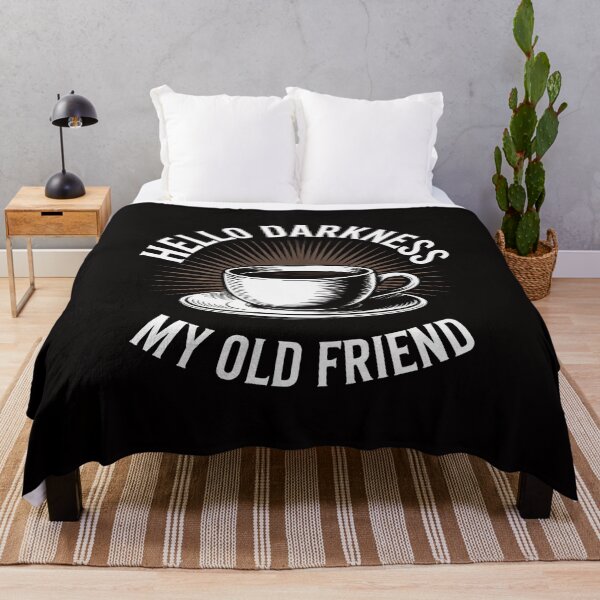 Item preview, Hello Darkness My Old Friend Coffee Lover designed and sold by ForestMmost.
