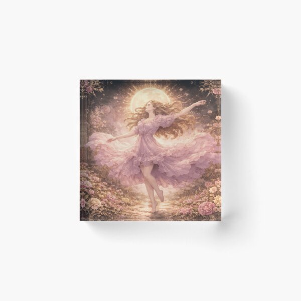 Item preview, Moonlight Rose Waltz: Ethereal Dancing Goddess designed and sold by G.S.Designs.