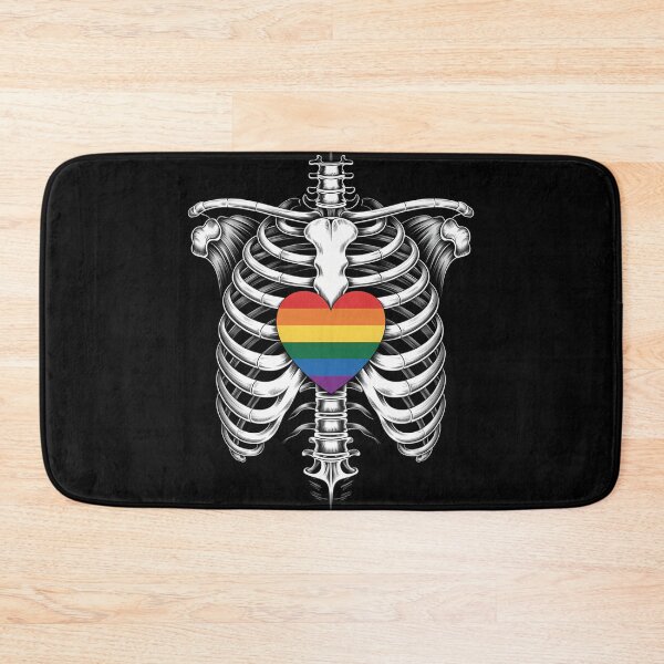 Item preview, Skeleton Heart LGBTQ Gay Pride Ally designed and sold by comptorasunfia.
