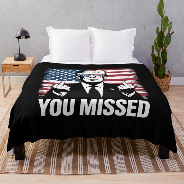 Item preview, You Missed Trump US American Flag designed and sold by AquaKiev.