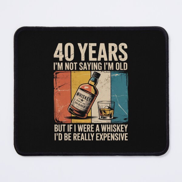Item preview, 40 Year Old Bourbon Whiskey 40th Birthday designed and sold by MythWoot.