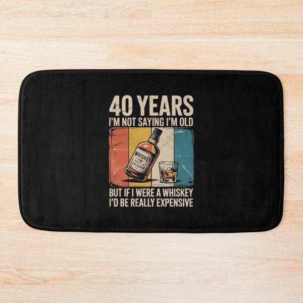 Item preview, 40 Year Old Bourbon Whiskey 40th Birthday designed and sold by MythWoot.