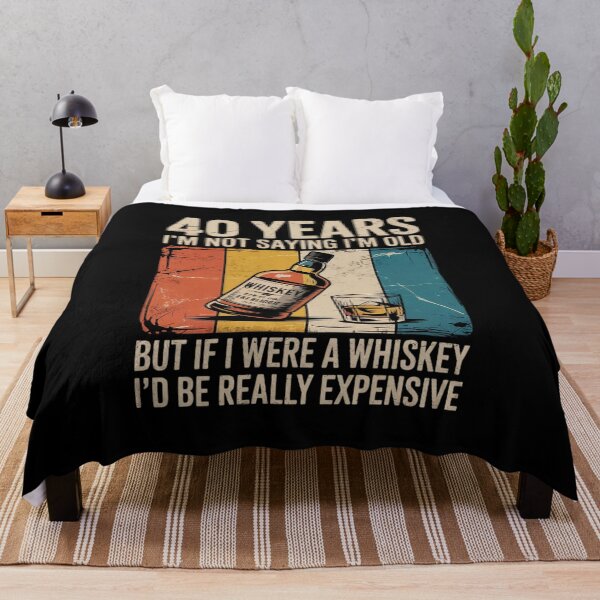 Item preview, 40 Year Old Bourbon Whiskey 40th Birthday designed and sold by MythWoot.