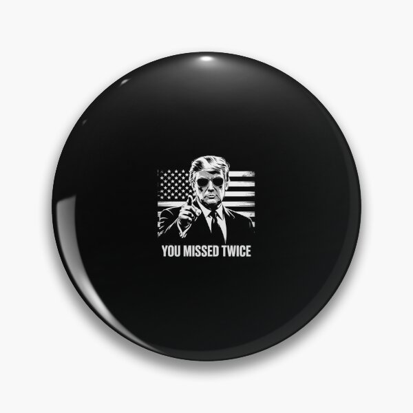 Item preview, You Missed Twice Trump US American Flag designed and sold by CombatTask.