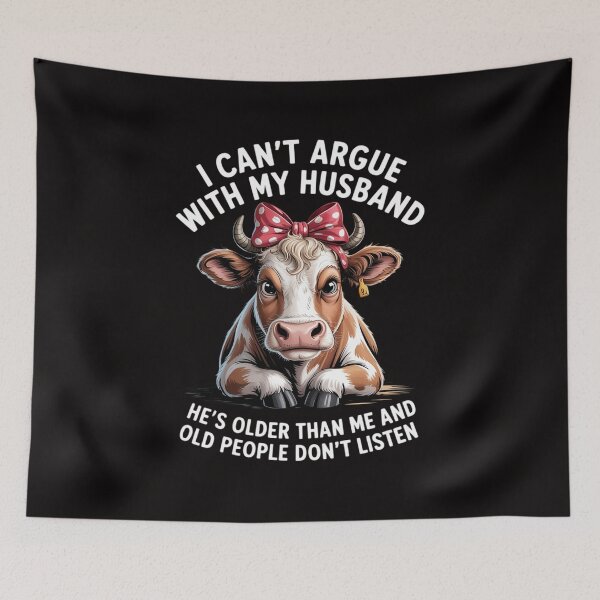 Item preview, I Can't Argue With My Husband Because Old People Dont Listen designed and sold by portcrysral.