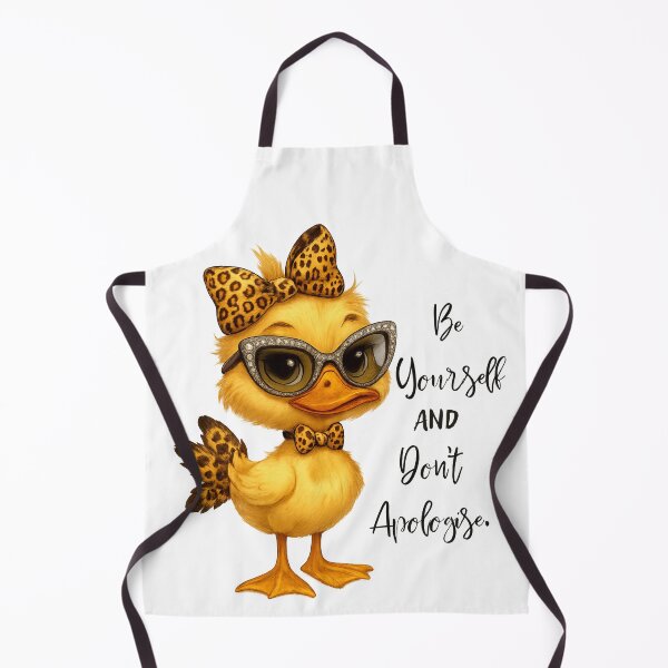 Item preview, Be Yourself Don’t Apologize Cute Duck Design designed and sold by tarzbol.