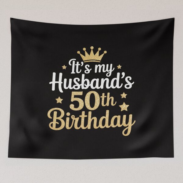 Item preview, It's My Husband's 50 Year Old Birthday Couple 50th Birthday designed and sold by portcrysral.