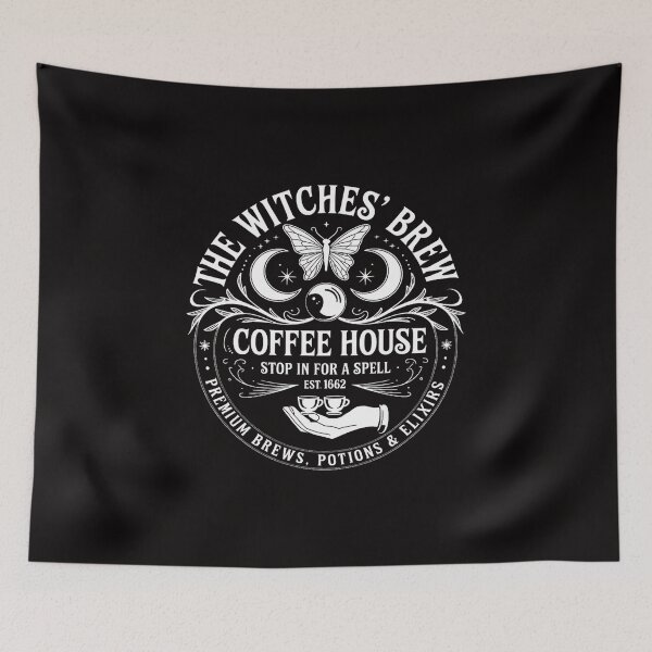 Item preview, The Witches_ Brew Coffee House Salem Spooky Season designed and sold by ForestMmost.