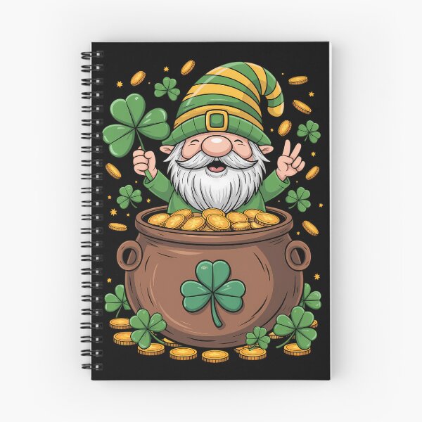 Item preview, St Patrick_s Day Gnomes Clover Fun designed and sold by comptorasunfia.