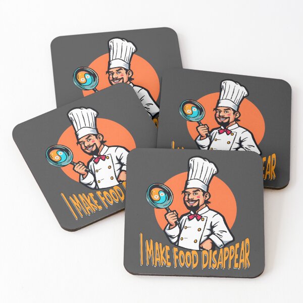 Item preview, I Make Food Disappear – Funny Chef Cooking Illustration designed and sold by TestudoDesign.