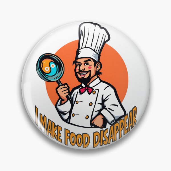 Item preview, I Make Food Disappear – Funny Chef Cooking Illustration designed and sold by TestudoDesign.