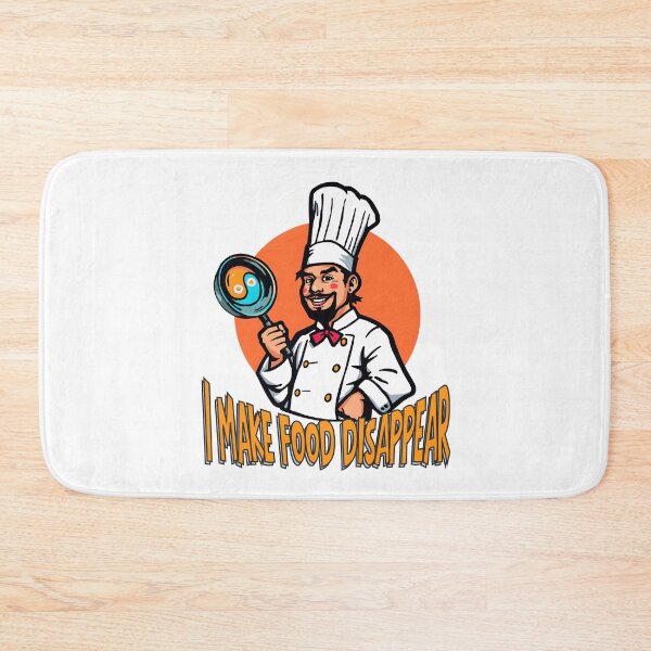Item preview, I Make Food Disappear – Funny Chef Cooking Illustration designed and sold by TestudoDesign.