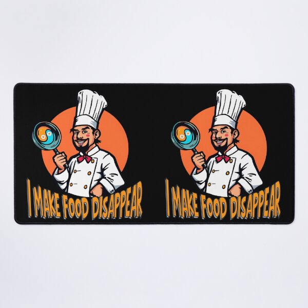 Item preview, I Make Food Disappear – Funny Chef Cooking Illustration designed and sold by TestudoDesign.
