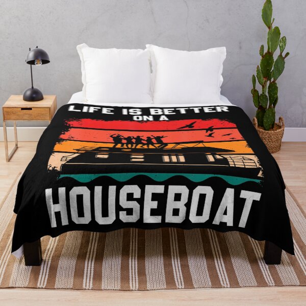 Item preview, Life Is Better On A Houseboat House Boat Lake Boating designed and sold by donadonvgran.