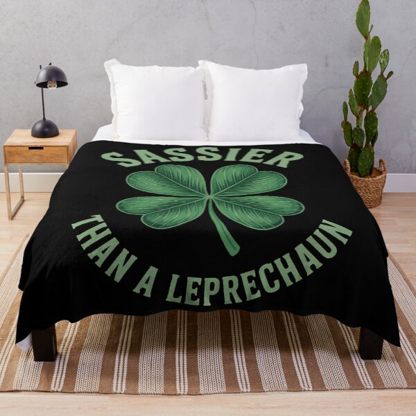 Item preview, St Patrick_s Day Leprechaun Four Leaf Clover designed and sold by comptorasunfia.