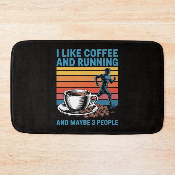 Item preview, I like coffee and running and maybe 3 people Running designed and sold by portcrysral.