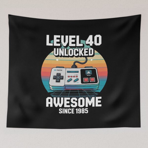 Item preview, 40 Years Old Awesome Since July 1985 40th Birthday designed and sold by MythWoot.