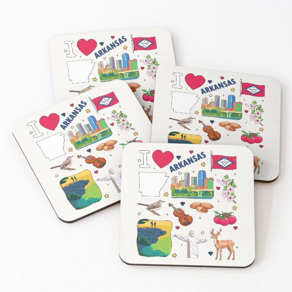 Item preview, Arkansas Pride, Iconic Landmarks & Symbols Collection designed and sold by mashmosh.