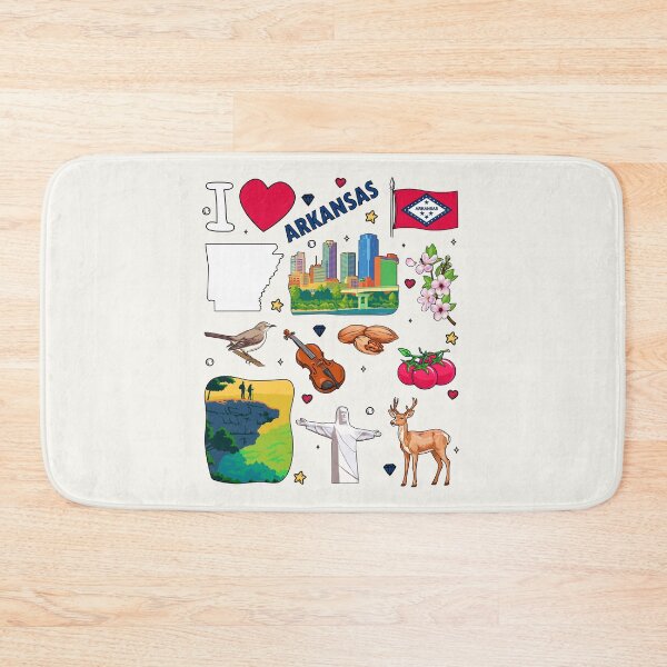 Item preview, Arkansas Pride, Iconic Landmarks & Symbols Collection designed and sold by mashmosh.