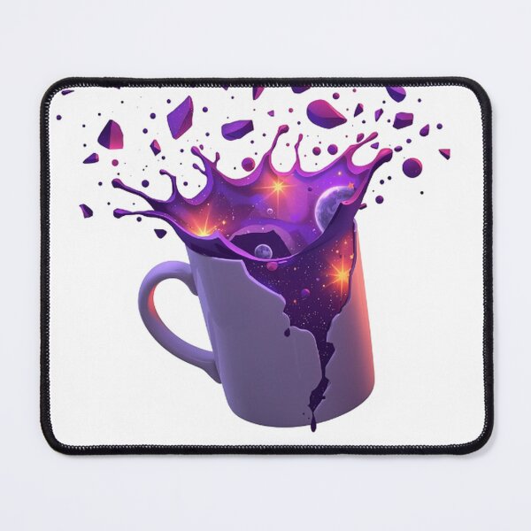 Item preview, Galaxy Explosion in Ceramic Mug Design designed and sold by Wonderful Designs.