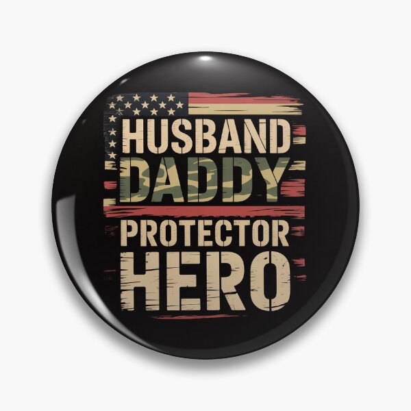 Item preview, Husband Daddy Protector Hero Fathers Day Camo American Flag designed and sold by ForestMmost.