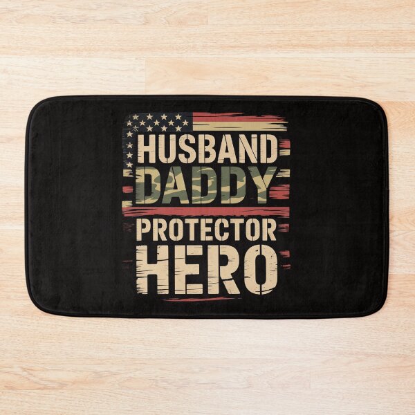 Item preview, Husband Daddy Protector Hero Fathers Day Camo American Flag designed and sold by ForestMmost.
