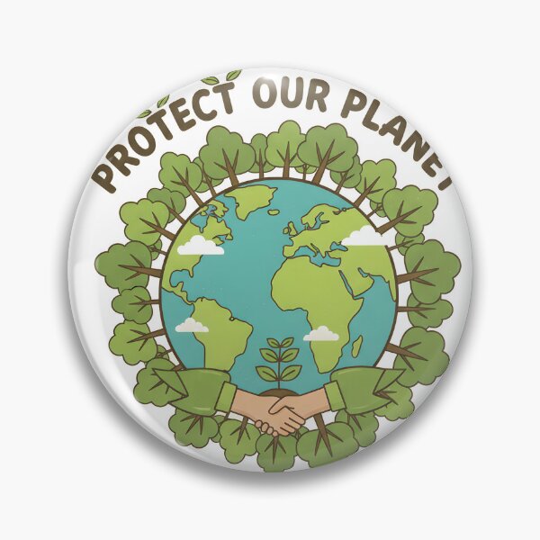 Artikelvorschau, Schützt unseren Planeten – Emblem für globale Einheit und Naturschutz entworfen und verkauft von Barek532.