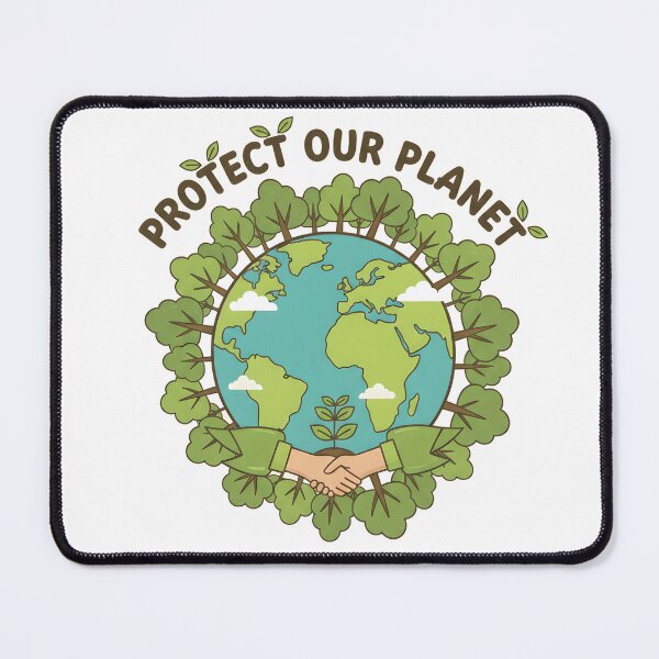 Item preview, Protect Our Planet - Global Unity & Conservation Emblem designed and sold by Barek532.
