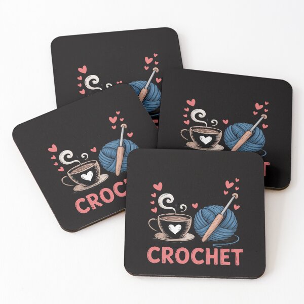 Item preview, I Just Need Coffee and My Crochet Lover Knitting Crocheter designed and sold by ForestMmost.