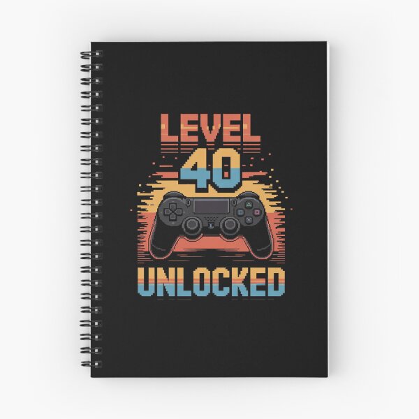 Item preview, 40th Birthday For Men Level 40 Unlocked Gamer 40 Year Old designed and sold by PowAcademy.