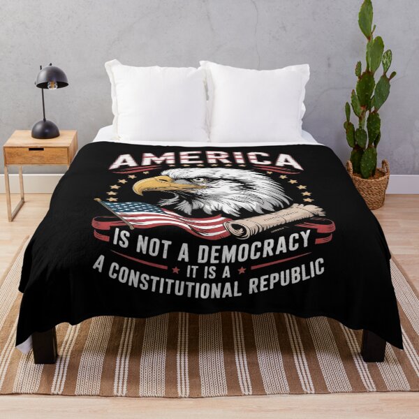 Item preview, America Is Not A Democracy It's A Constitutional Republic designed and sold by CombatTask.