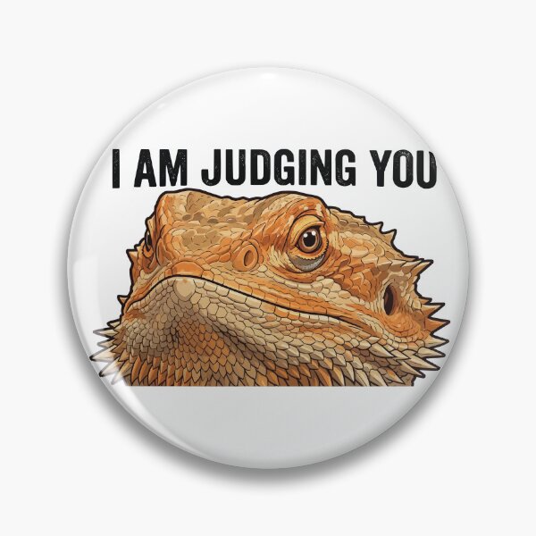 Item preview, Heavily Judgemental Bearded Dragon Side Eye designed and sold by Petzzz.