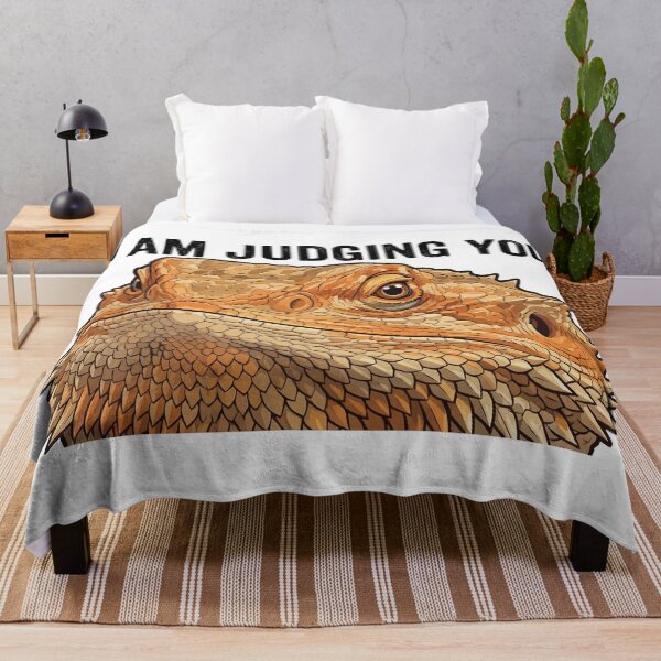 Item preview, Heavily Judgemental Bearded Dragon Side Eye designed and sold by Petzzz.
