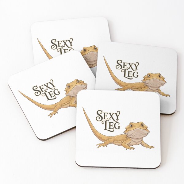 Item preview, Sexy Leg - Funny Relaxed Bearded Dragon designed and sold by Petzzz.