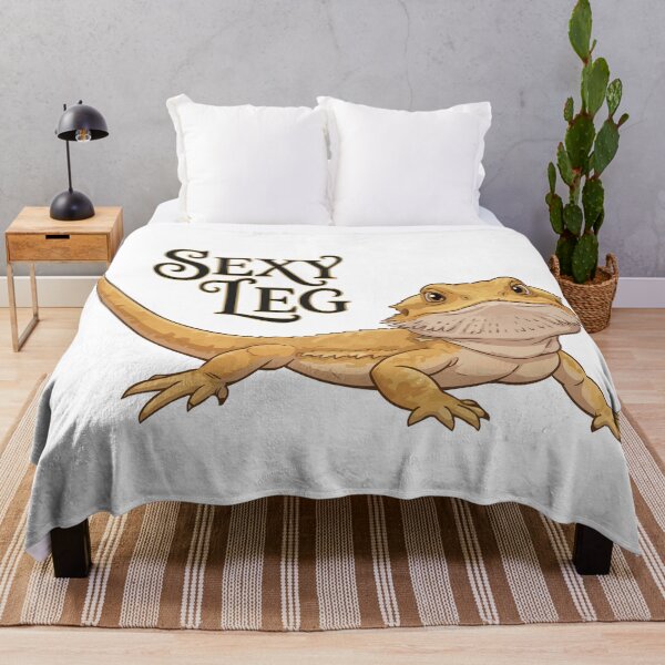 Item preview, Sexy Leg - Funny Relaxed Bearded Dragon designed and sold by Petzzz.