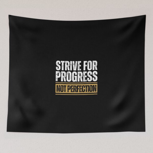 Item preview, Strive for progress not perfection designed and sold by Dondonmart.