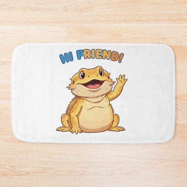 Item preview, Hello There - Waving Bearded Dragon Cute designed and sold by Petzzz.