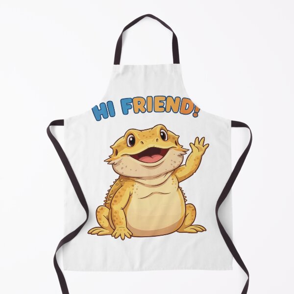 Item preview, Hello There - Waving Bearded Dragon Cute designed and sold by Petzzz.