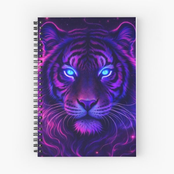 Item preview, Neon Cyber Tiger – Glowing Futuristic Beast Art designed and sold by GolabMagic.