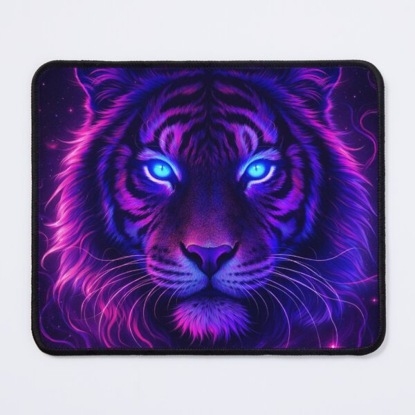 Item preview, Neon Cyber Tiger – Glowing Futuristic Beast Art designed and sold by GolabMagic.