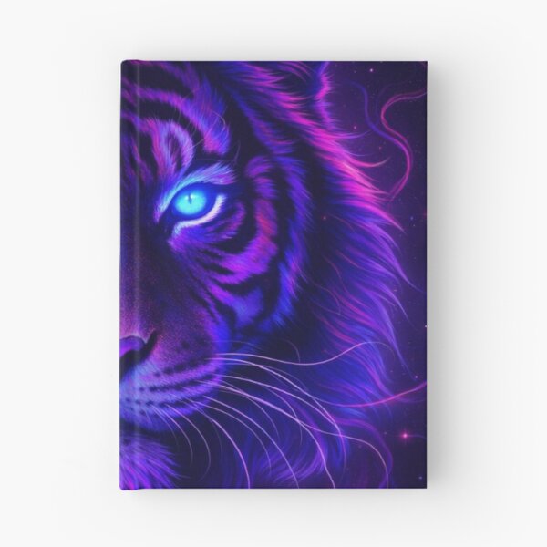 Item preview, Neon Cyber Tiger – Glowing Futuristic Beast Art designed and sold by GolabMagic.