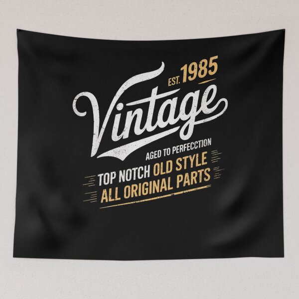 Item preview, 40th Birthday  for Men - 1985 Aged to Perfection designed and sold by MythWoot.