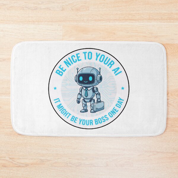 Item preview, Be Nice to Your AI,  It Might Be Your Boss One Day. designed and sold by Gnfree.