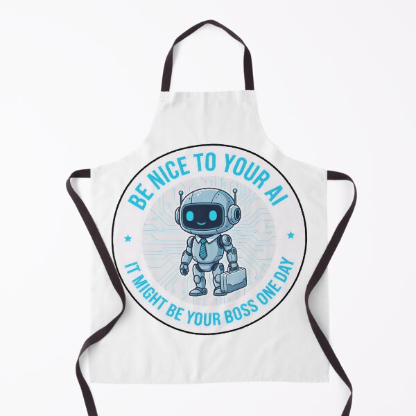 Item preview, Be Nice to Your AI,  It Might Be Your Boss One Day. designed and sold by Gnfree.