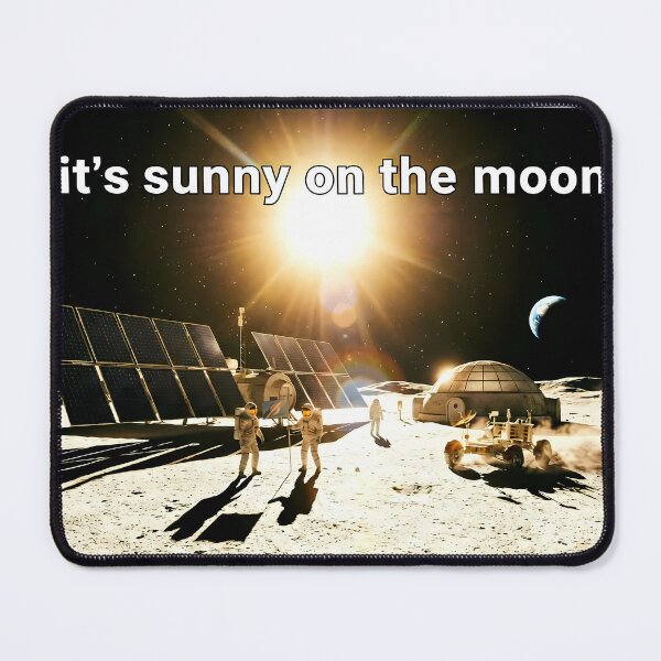 Item preview, It's sunny on the moon designed and sold by increlon.