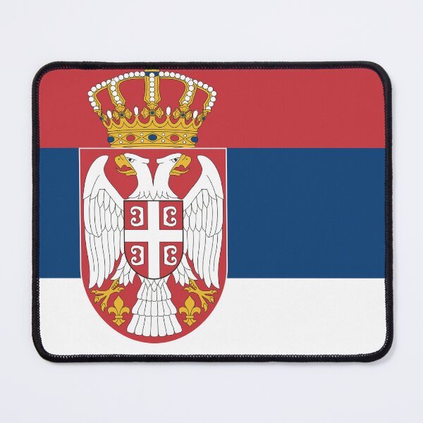 Item preview, Serbia National Flag Classic Design designed and sold by NTGUILTY.