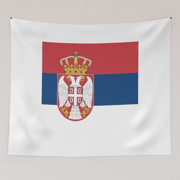 Artikelvorschau, Serbiens Nationalflagge im klassischen Design entworfen und verkauft von NTGUILTY.