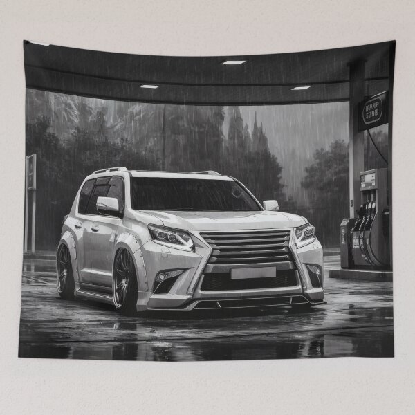 Item preview, Tuned Lexus in chalk-ink street art style designed and sold by Salimgor Hangaround Music.