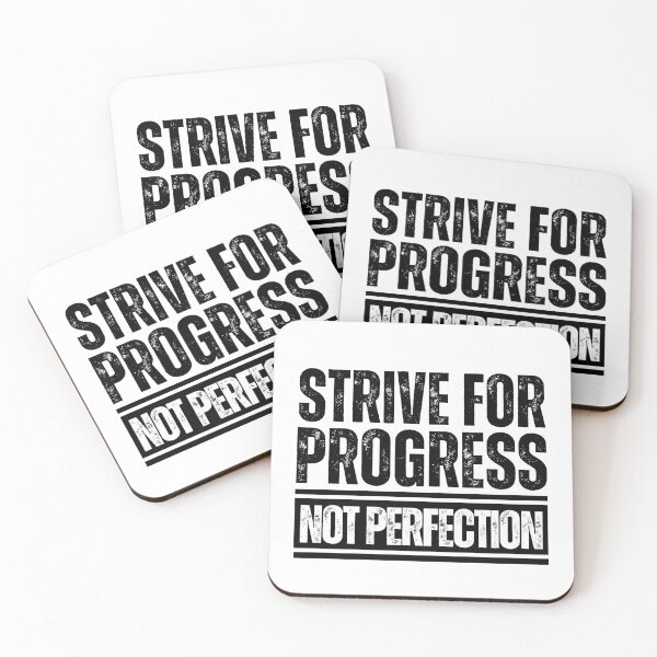Item preview, Strive for progress not perfection designed and sold by Dondonmart.