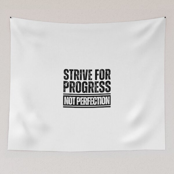 Item preview, Strive for progress not perfection designed and sold by Dondonmart.